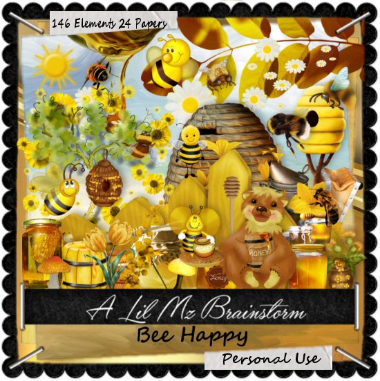 LMB Bee Happy PU - Click Image to Close