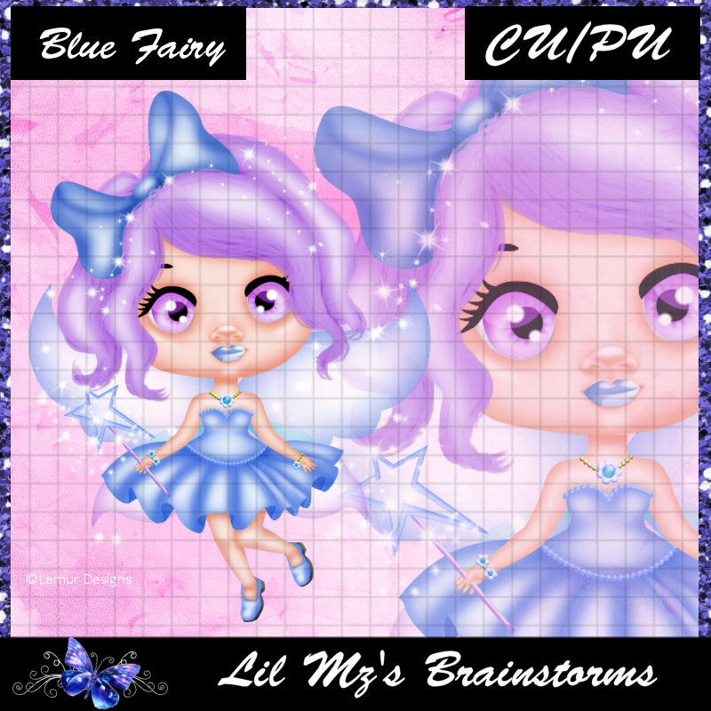 LMB Blue Fairy CU - Click Image to Close
