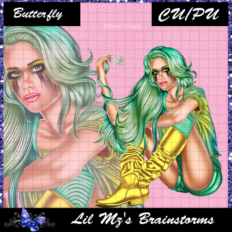 LMB Butterfly SS Green CU