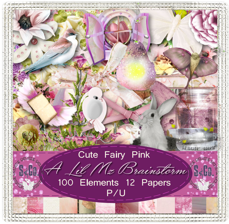 LMB Cute Fairy Pink PU - Click Image to Close