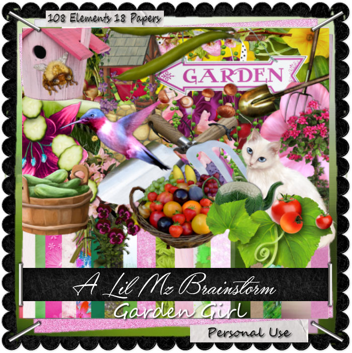 LMB Garden Girl PU - Click Image to Close