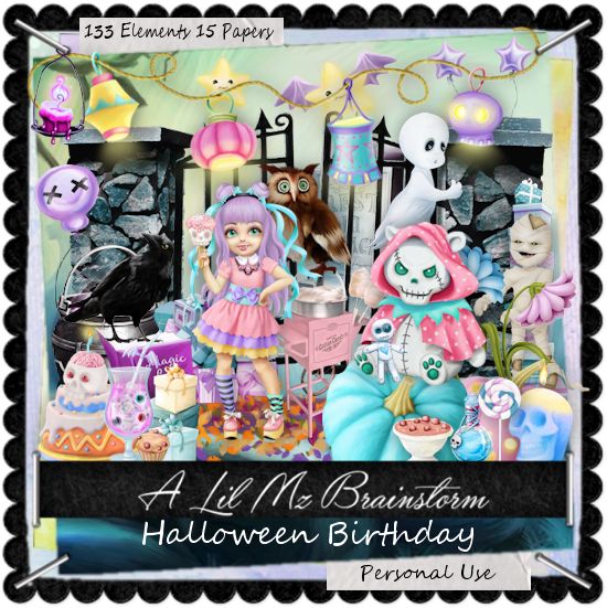 LMB Halloween Birthday PU