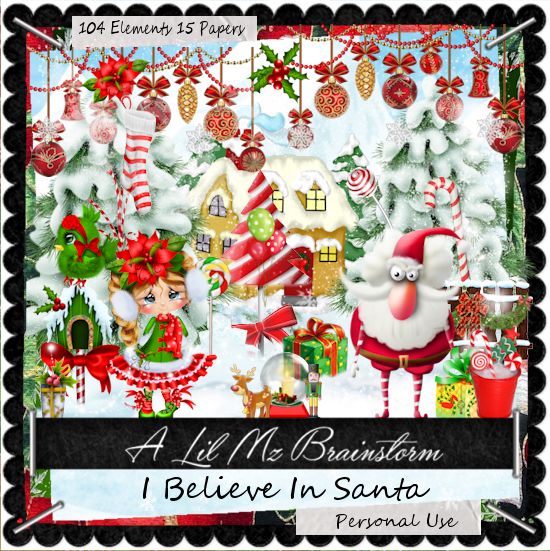 LMB I Believe In Santa PU - Click Image to Close