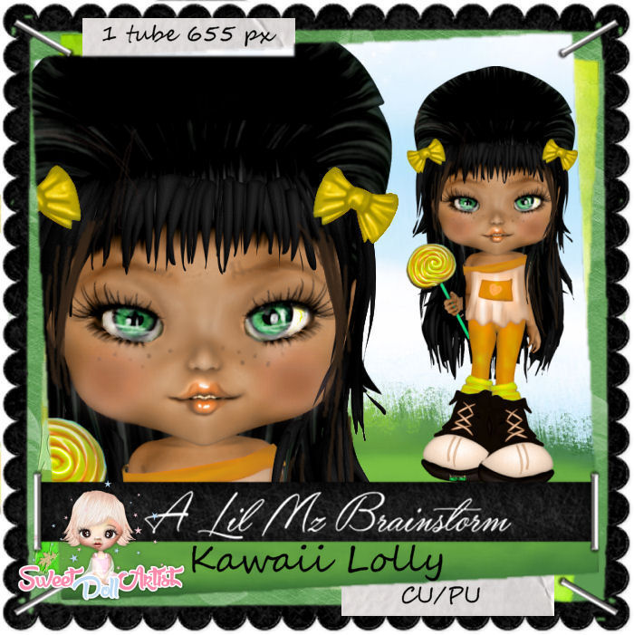 LMB Kawaii Lolly Yellow CU