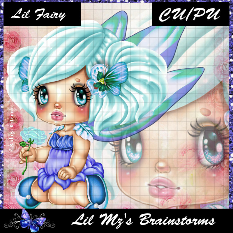 LMB Lil Fairy Blue CU - Click Image to Close