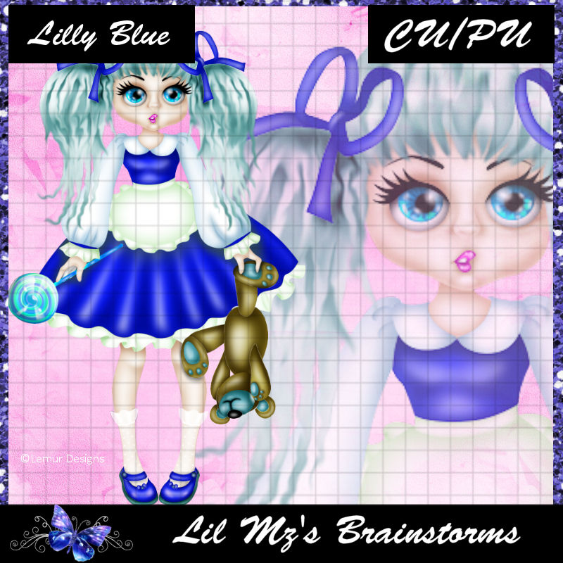 LMB Lilly Blue CU