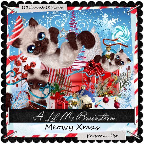 LMB Meowy Xmas PU - Click Image to Close