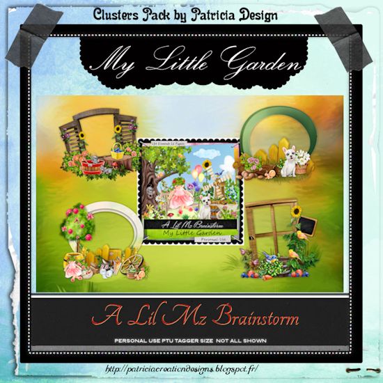 LMB My Little Garden Clusters PU - Click Image to Close