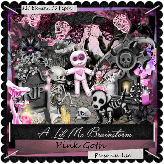 LMB Pink Goth PU