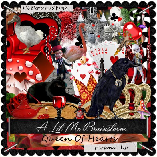 LMB Queen Of Hearts PU - Click Image to Close