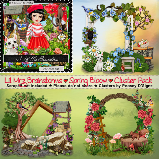 LMB Spring Bloom Clusters PU - Click Image to Close