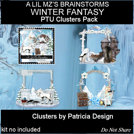 LMB Winter Fantasy Clusters PU - Click Image to Close