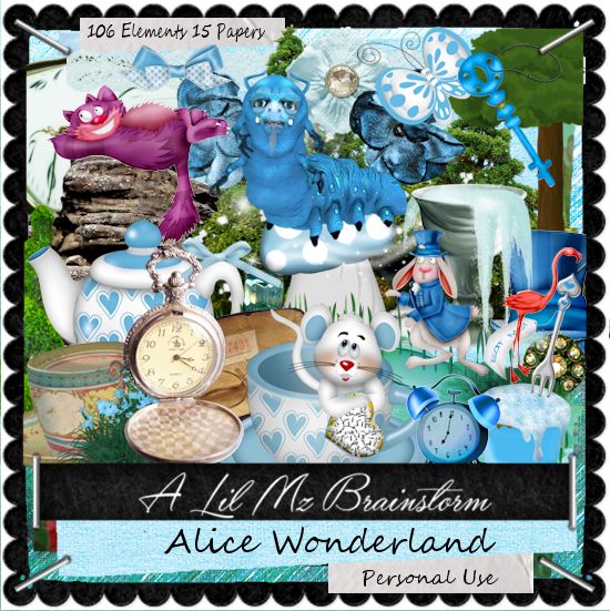 LMB Alice Wonderland PU