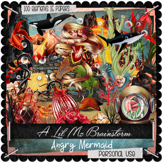 LMB Angry Mermaid PU