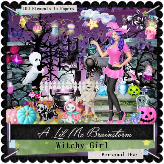 LMB Witchy Girl PU